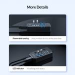 Orico SWU3-4A 4-Port High-speed USB 3.0 Split Control Hub With Power Adapter Support BC1.2 Charging