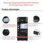 TBK958Z Ultraviolet Laser Screen Dismantling Laser Cutting Engraving and Marking Machine