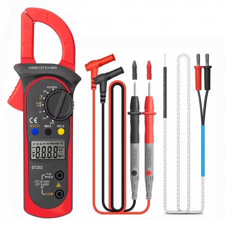Aneng ST202 Professional AC / DC Clamp Multimeter with Capacitance & Diode Measurement