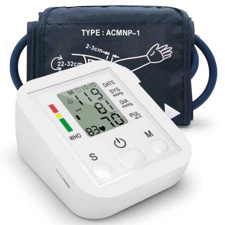 Portable LCD Display Electronic Blood Pressure Monitor