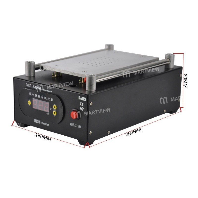UYUE 948T LCD Screen Separator Machine Built-in Vacuum Pump Max 7 inch 110V/220V