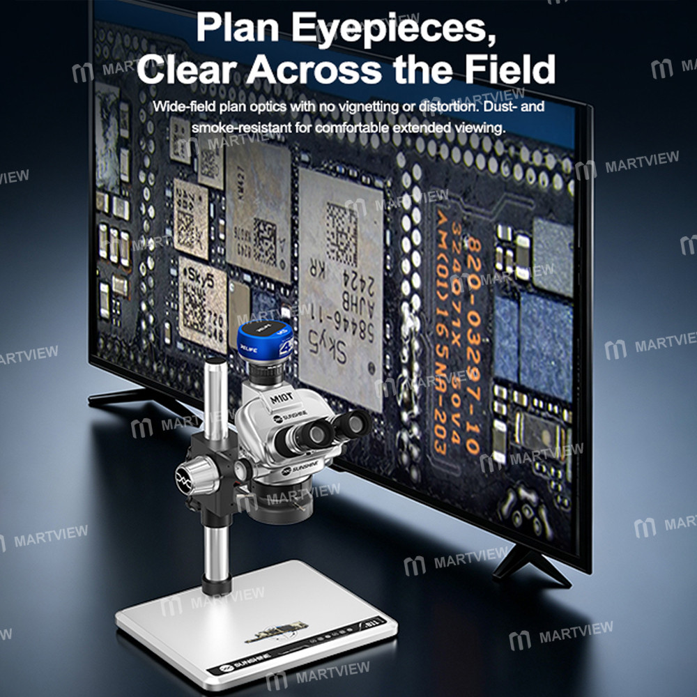 sunshine m10t-b11-65x-55x-trinocular-zoom-stereo-microscope-with-b11-aluminum-alloy-base-18