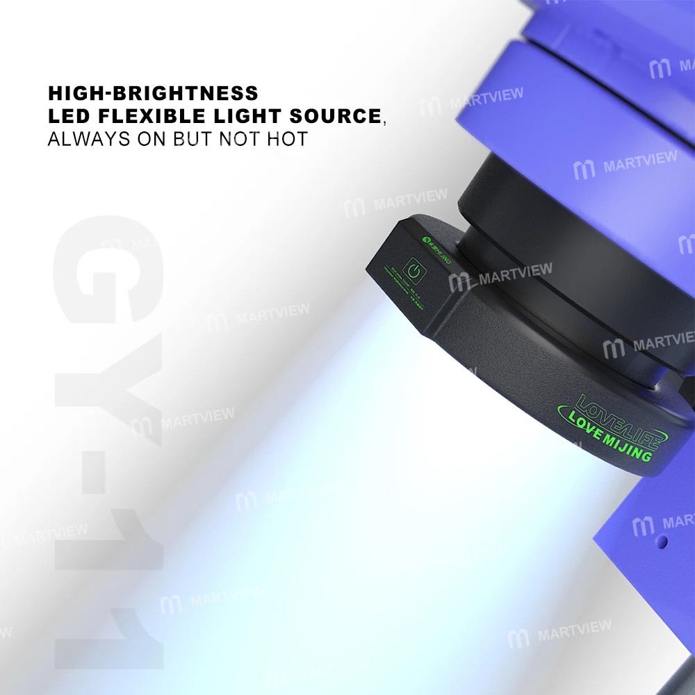 mijing gy-11-dust-proof-and-smoke-proof-microscope-assisted-touch-ring-light-source-5