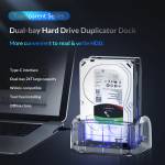 Orico 2 Bay SATA to USB 3.1 Transparent External HDD Docking Station for 2.5 / 3.5 inches HDD SSD
