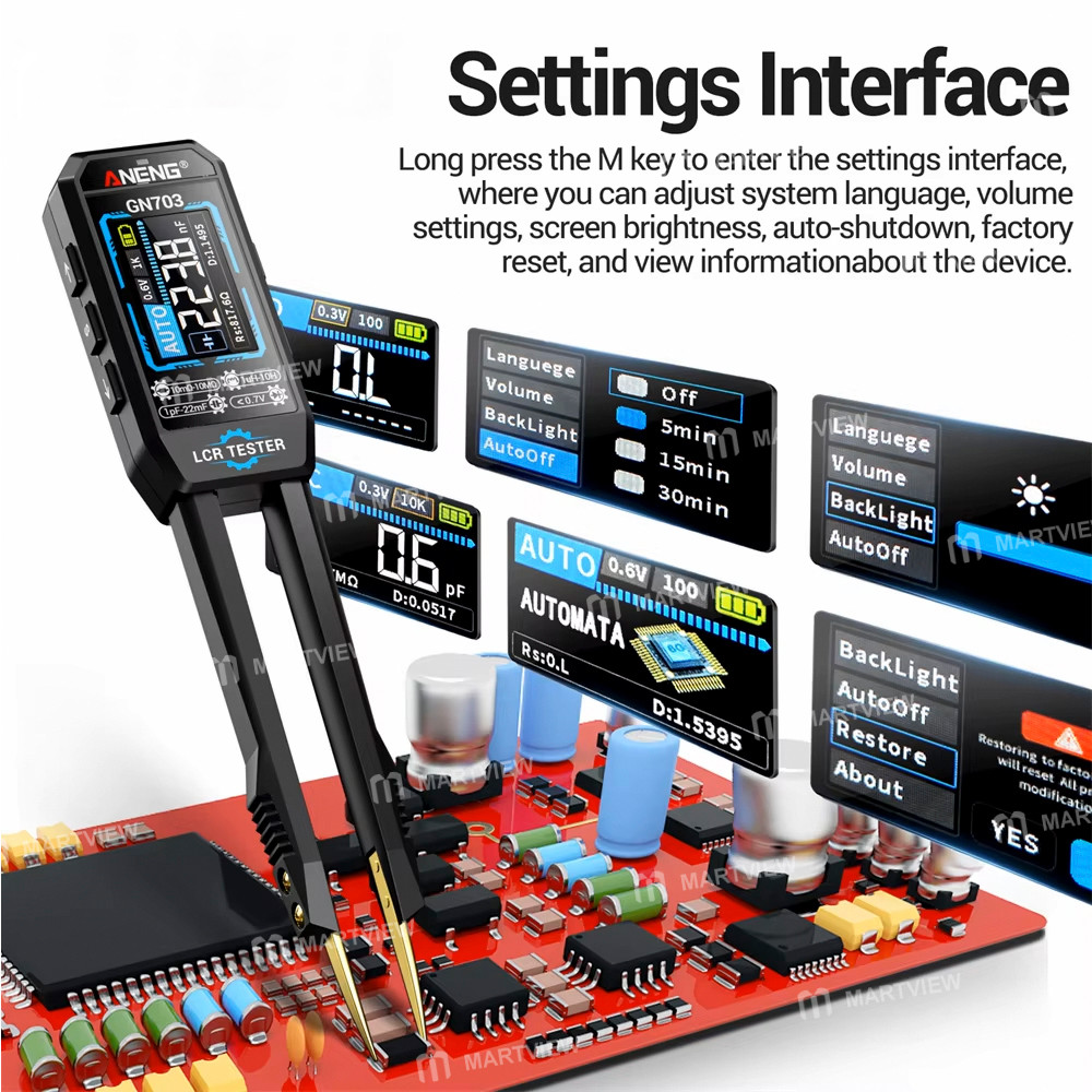aneng gn703-type-c-rechargeable-lcr-smart-forceps-bridge-for-lcr-smd-esr-test-5