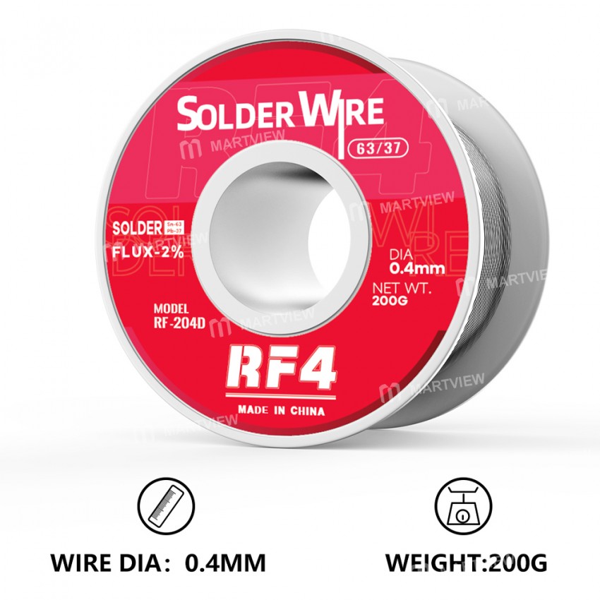 rf4 rf-204d-200g-04mm-63sn-lead-free-rosin-core-solder-tin-wire-2