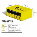 kailiwei klw-818-6-port-intelligent-pdqc-30-usb-quick-charger-with-led-display-3