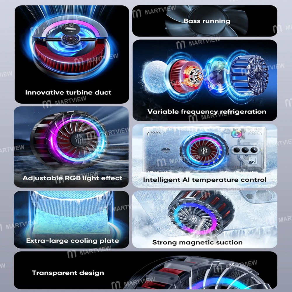 nubia redmagic-cooler-4-pro-27w-magnetic-semiconductor-radiator-for-iphone-android-5