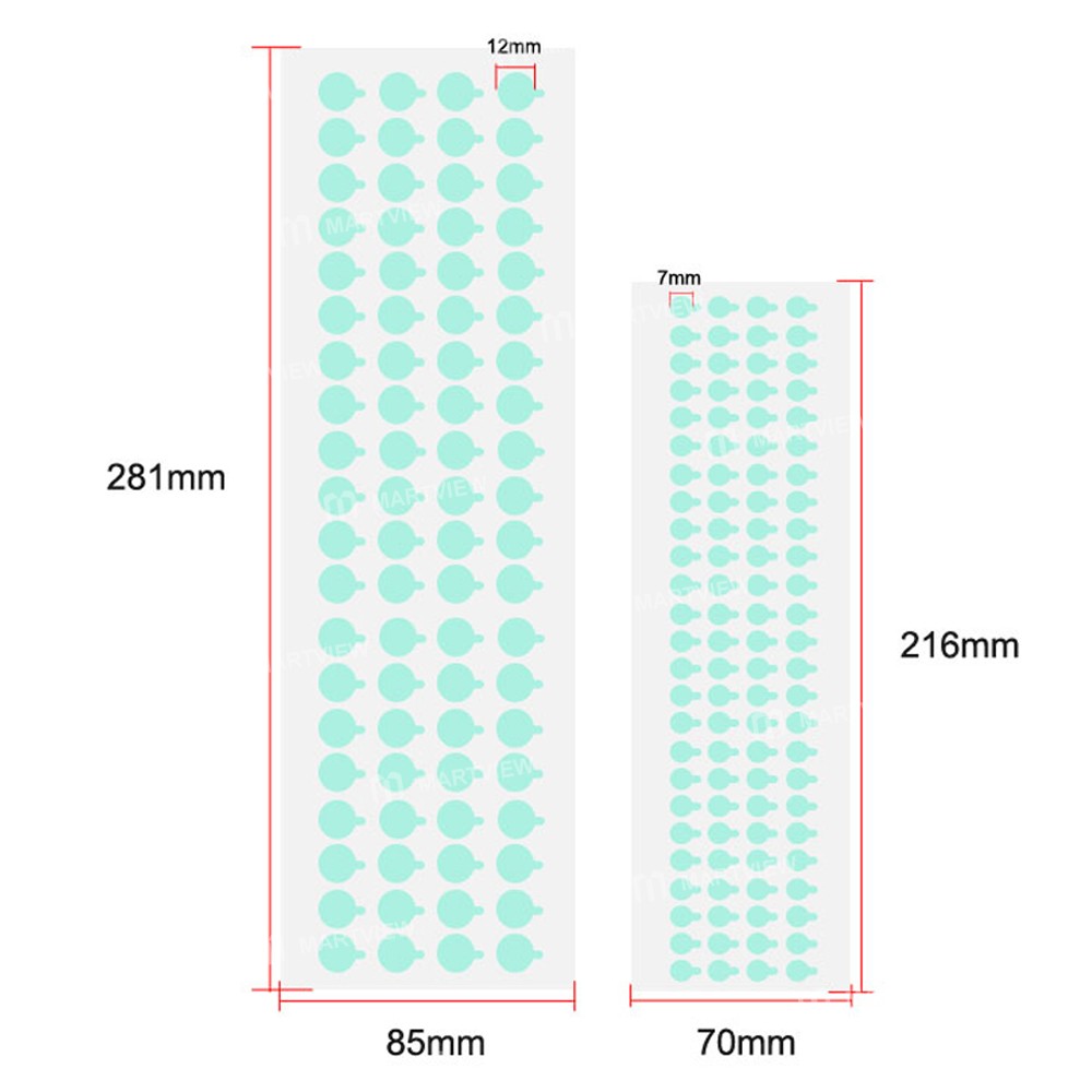relife 7mm-12mm-phone-camera-all-round-green-dust-proof-protective-sticker-5
