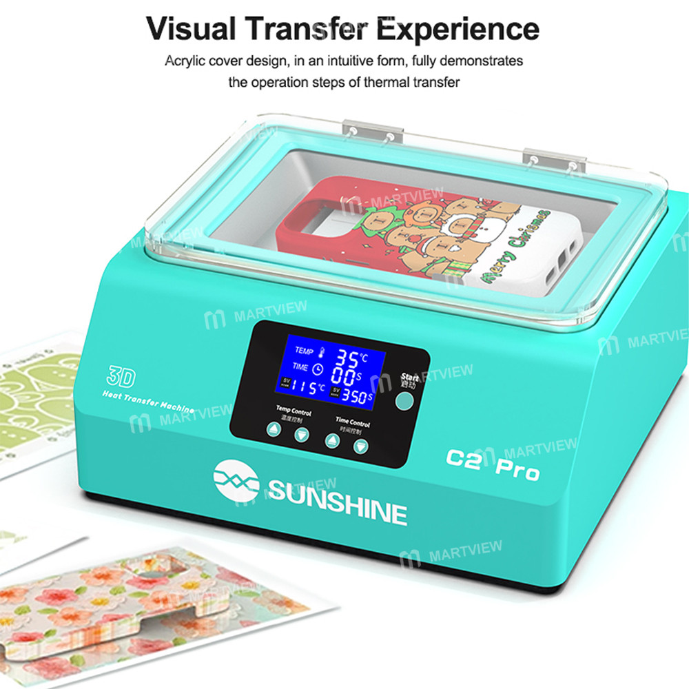 sunshine c2-pro-95-inch-smart-3d-thermal-transfer-machine-diy-for-custom-mobile-phone-cover-shell-8