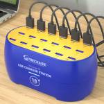 Mechanic iCharger 18 Multiport USB Desktop Fast Charger Station for iPhone/Android Phone