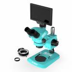 rf4 rf7050tv-ys010w-7-50x-synchronous-zoom-trinocular-stereo-microscope-with-10-inch-camera-monitor-