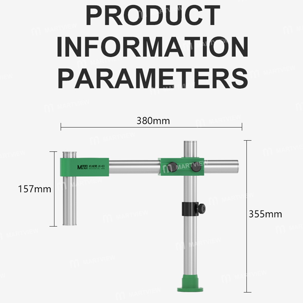 maant jx-03-mechanical-arm-360-rotating-metal-microscope-swinging-arm-for-most-microscope-12