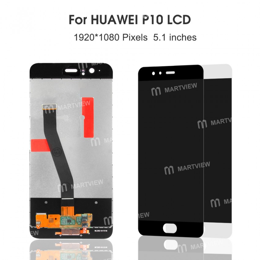 LCD Display Touch Screen Digitizer Assembly Replacement for Huawei P10 - White
