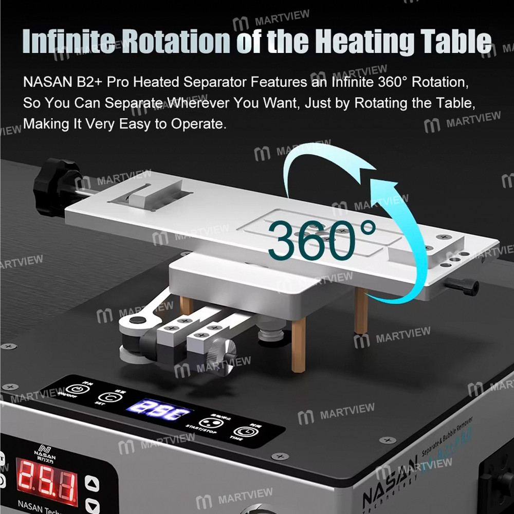 nasan na-b2-pro-2-in-1-8-inch-multi-function-bubble-remover-separator-machine-built-in-air-compresso