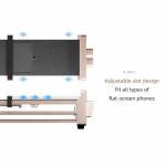 Refox RS50 2-in-1 Opener & Clamp Fixture Holder for Phone Flat Screen Back Cover Glass Removal