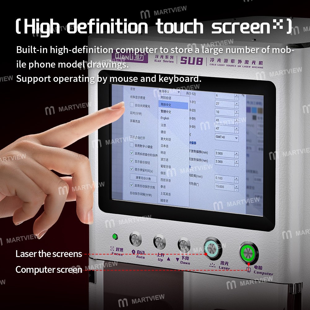 qianli iluz-series-su8-dual-optical-module-cold-light-source-uv-laser-machine-5