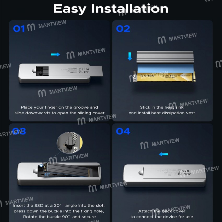 orico oum2-g20-type-c-rgb-usb32-20gbps-m2-nvme-ssd-enclosure-with-cooling-fan-10