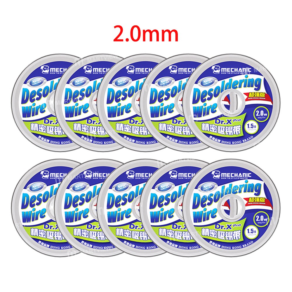 mechanic drx-pro-15m-no-residue-precision-solder-wick-for-motherboard-bga-repair-10