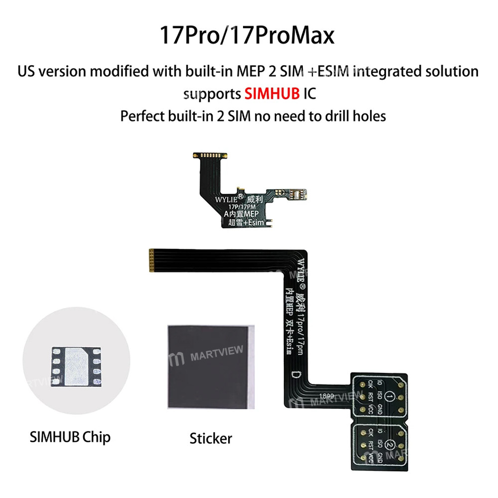wylie built-in-mep-dual-sim-esim-integrated-solution-for-iphone-17-pro-17pro-max-us-version-6