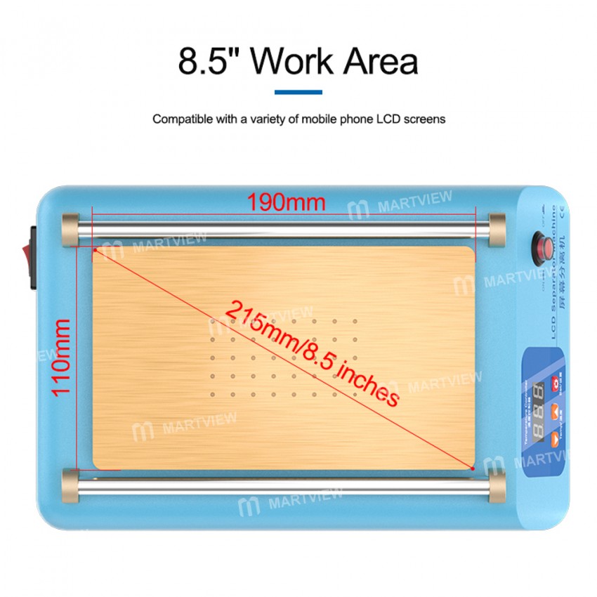 sunshine s-918l-lcd-heating-separator-machine-build-in-vacuum-pump-for-phone-touch-screen-repair-3