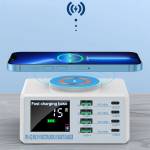 wlx x9dm-110w-8-port-pdqc30-multi-device-desktop-charger-with-wireless-charging-7