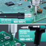 yihua 948d-iv-1410w-5-in-1-hot-air-gun-c245-soldering-iron--tweezers-iron--suction-tin-gun-rework-st