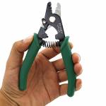 Pro'sKit 8PK-326 Professional Precision Tri-Hole Fiber Optical Stripping Pliers