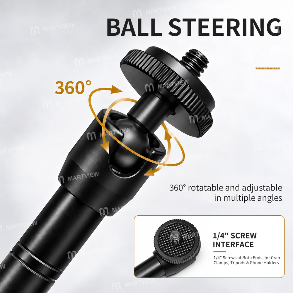 keguan t-22-multi-directional-magic-arm-bracket-compatible-with-cell-phone-camera-microscope-3