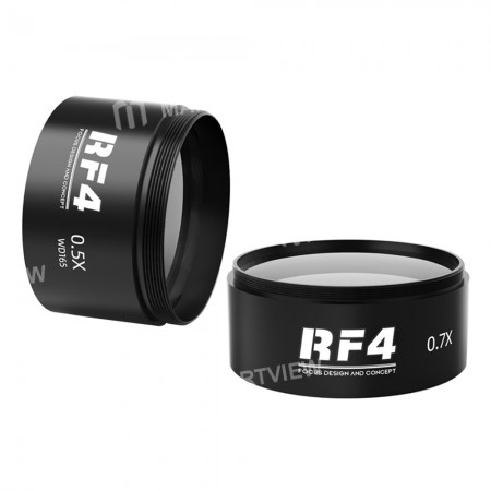 RF4 WD165 0.5X / 0.7X Auxiliary Microscope Lens for Trinocular Stereo Zoom Microscope