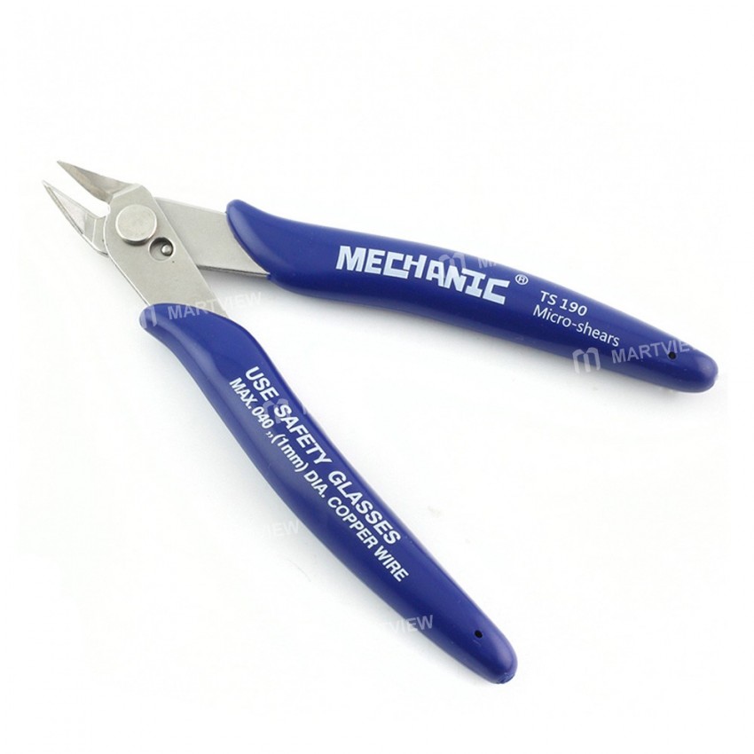 Mechanic TS190 5inch Diagonal Pliers Micro Shears DIY Mobile Phone Tablet PC Repair Tools