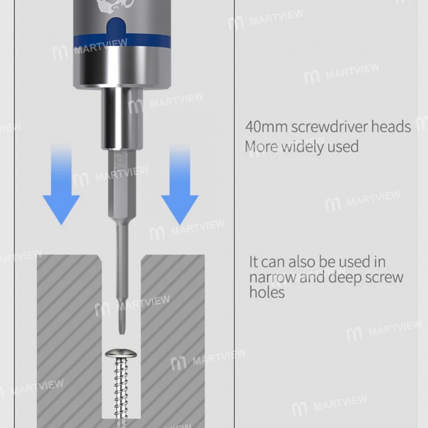 mechanic x-drive-precision-electric-screwdriver-with-24pcs-s2-steel-screwdriver-bits-9