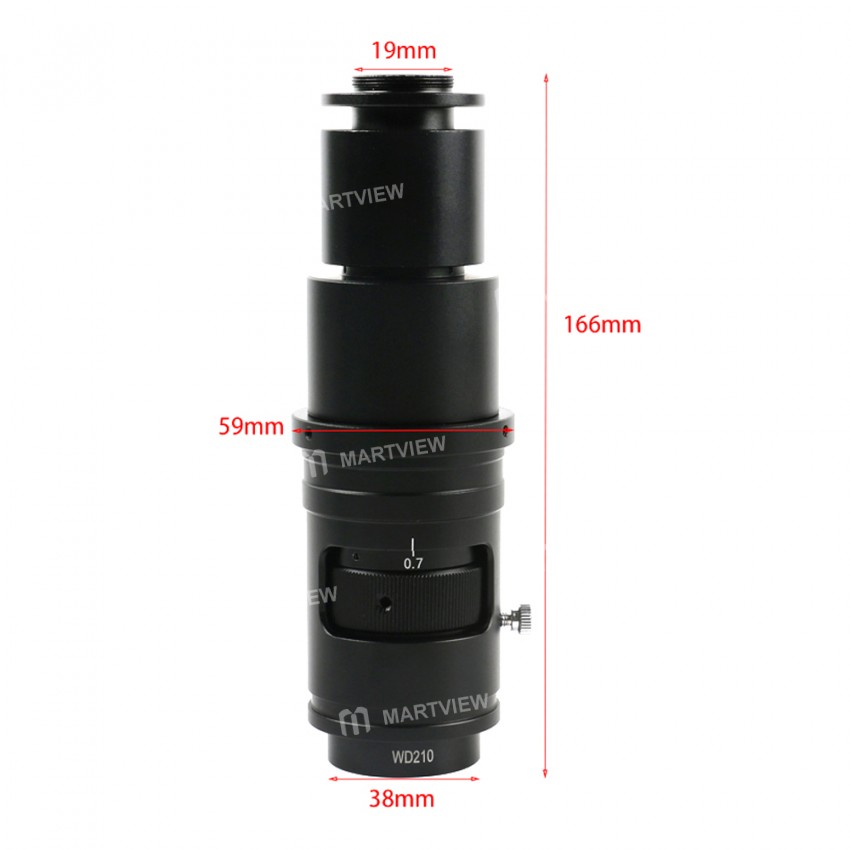 FHD 1080P SONY IMX290 Industry Autofocus Measuring Video Microscope Camera with C-Mount Light Big Ho
