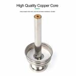 Relife RL-055 150ml Automatic Push-type Copper Core Metal Straw Alcohol Glass Bottle