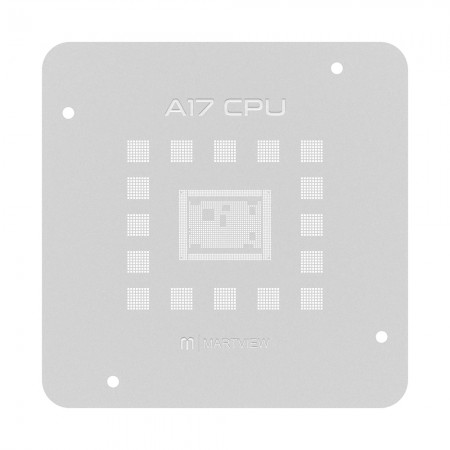 Martview RB-03 A17 CPU BGA Reballing Stencil for iPhone 15 Pro / 15Pro Max