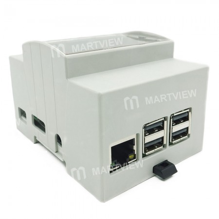 Raspberry White ABS Case Protective Enclosure for Raspberry Pi 4B / 3B+ / 3B