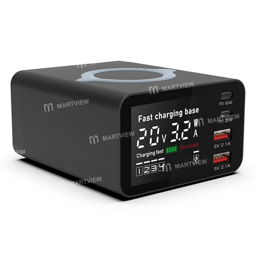 wlx x9c-110w-4-in-1-pd-high-power-intelligent-charging-station-with-wireless-charging-4