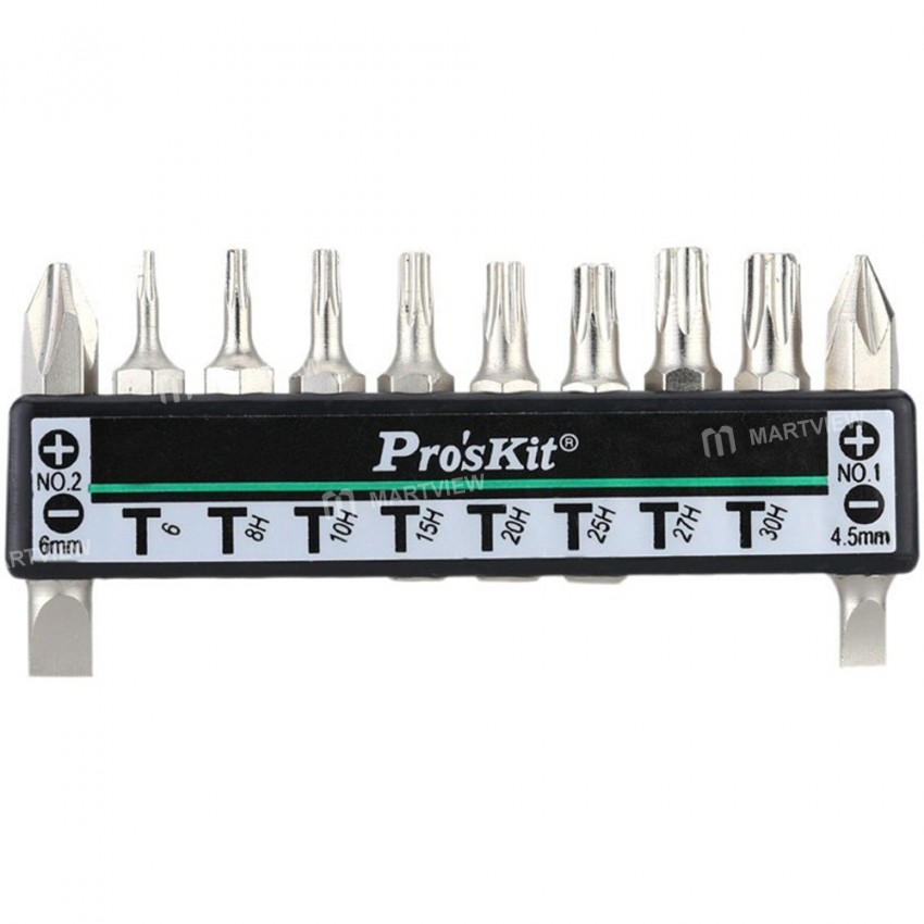 Pro'sKit 1PK-212H Double Head L Shape Multi-Function Screwdriver Driver Set