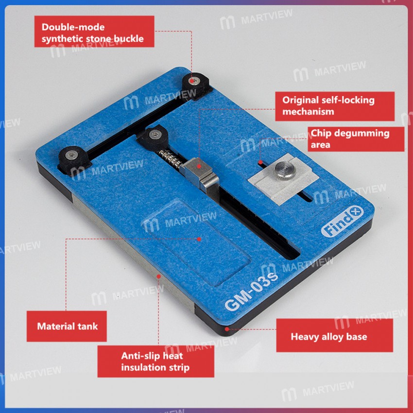 findx gm-03s-multi-function-universal-ic-chip-motherboard-universal-glue-removal-repair-fixture-3