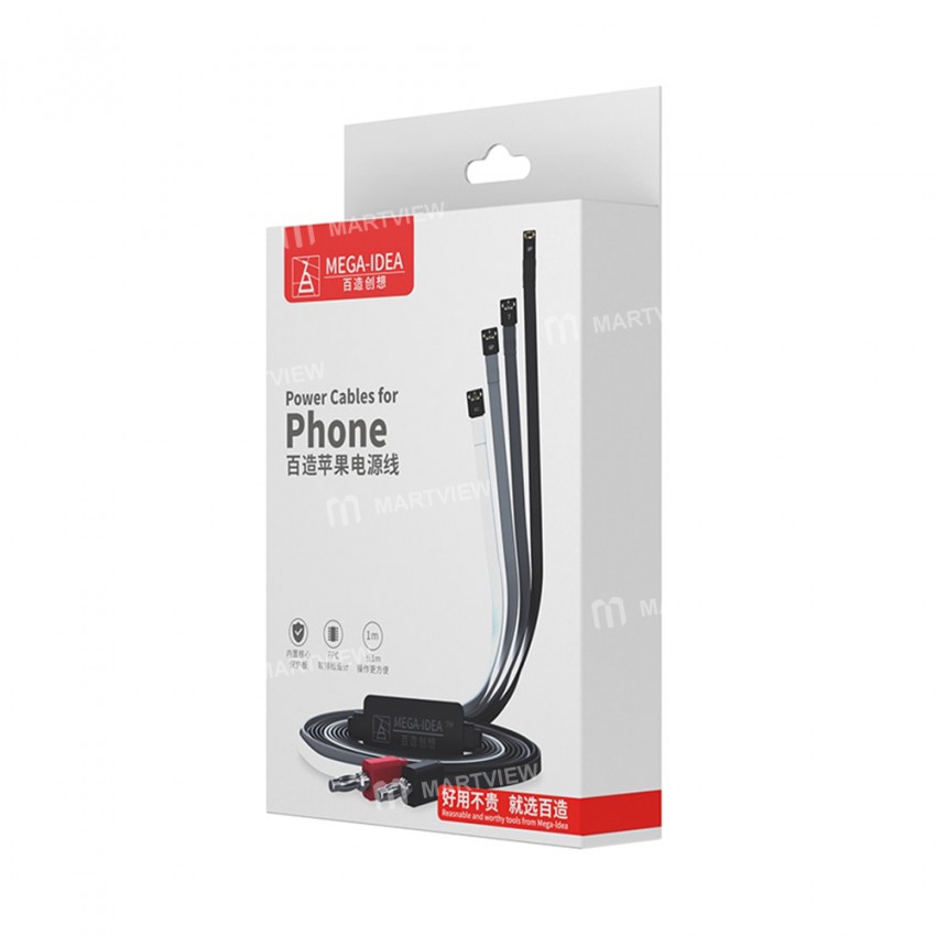 Mega-Idea FPC DC One-Button Power Supply Cable for iPhone Xs Max /  Xs / XR / X / 8 Plus / 8 / 7 Plu