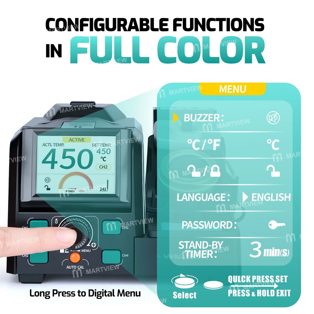 yihua 982d-se-high-power-c210-c245-color-screen-digital-display-precision-soldering-station-13