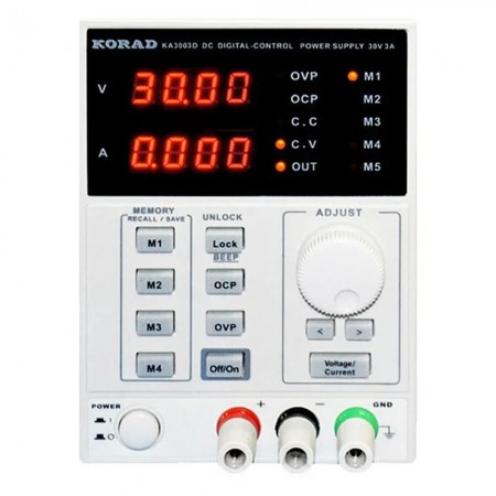 Korad KA3003D 30V / 3A Precision Adjustable Digital Control Regulated DC Linear Power Supply