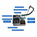 Aifen A9 Pro Smart Soldering Station for Phones BGA PCB Repair Compatible C115 / C210 / C245 Handles