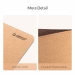 Orico Large Anti-slip Natural Cork Double-side Desk Mouse Pad for PC Laptop