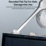 relife t2-extended-anti-magnetic-flat-round-tip-tweezers-for-smd-electronics-component-handling-8