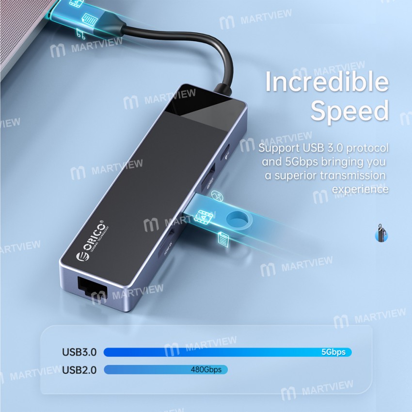 orico dm-10p-10-in-1-type-c-to-hdmi-compatible-vga-rj45-usb30-multifunctional-docking-station-9