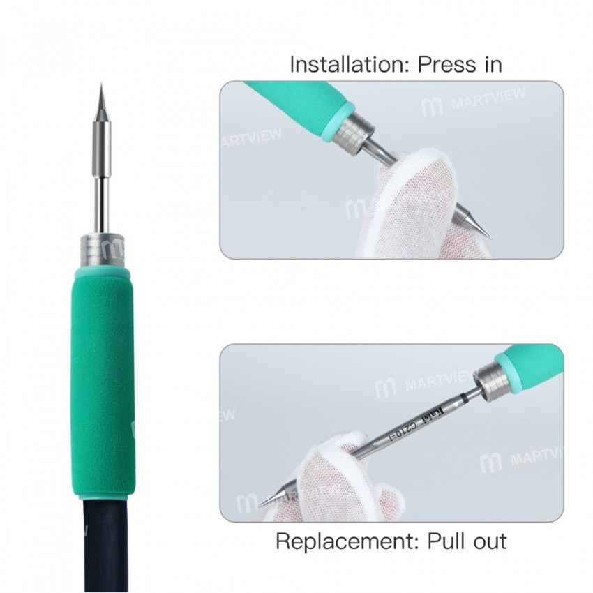 Kaisi C210 Universal Soldering Iron Tips Compatible JBC T210 Soldering Station Handle