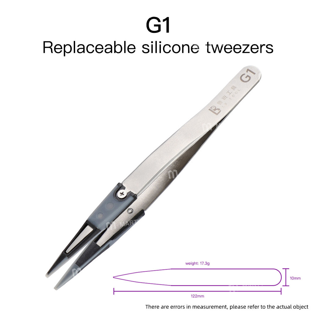 luban g1-g2-camera-lens-special-anti-static-replaceable-silicone-tweezers-2