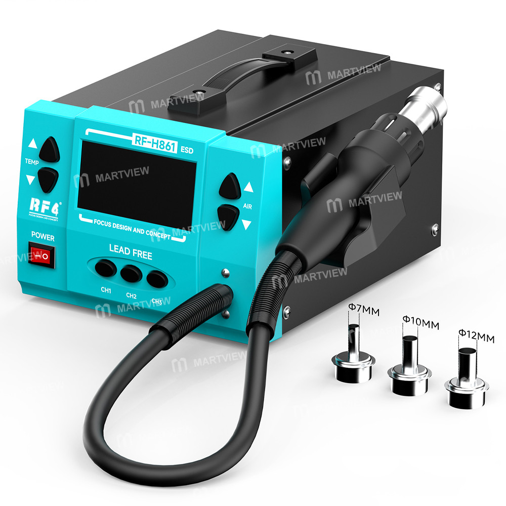 rf4 rf-h861-intelligent-spiral-air-outlet-digital-display-hot-air-gun-desoldering-rework-station-2