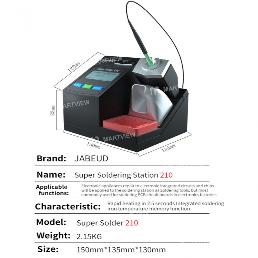 Jabe Super Solder 210 Smart Lead-free Soldering Station